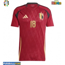 Belgien Orel Mangala #18 Heimtrikot EM 2024 Kurzarm
